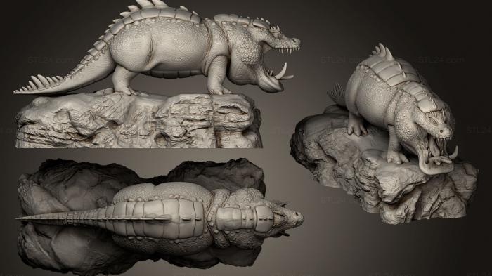 Animal figurines (Chimera 3d model, STKJ_0505) 3D models for cnc